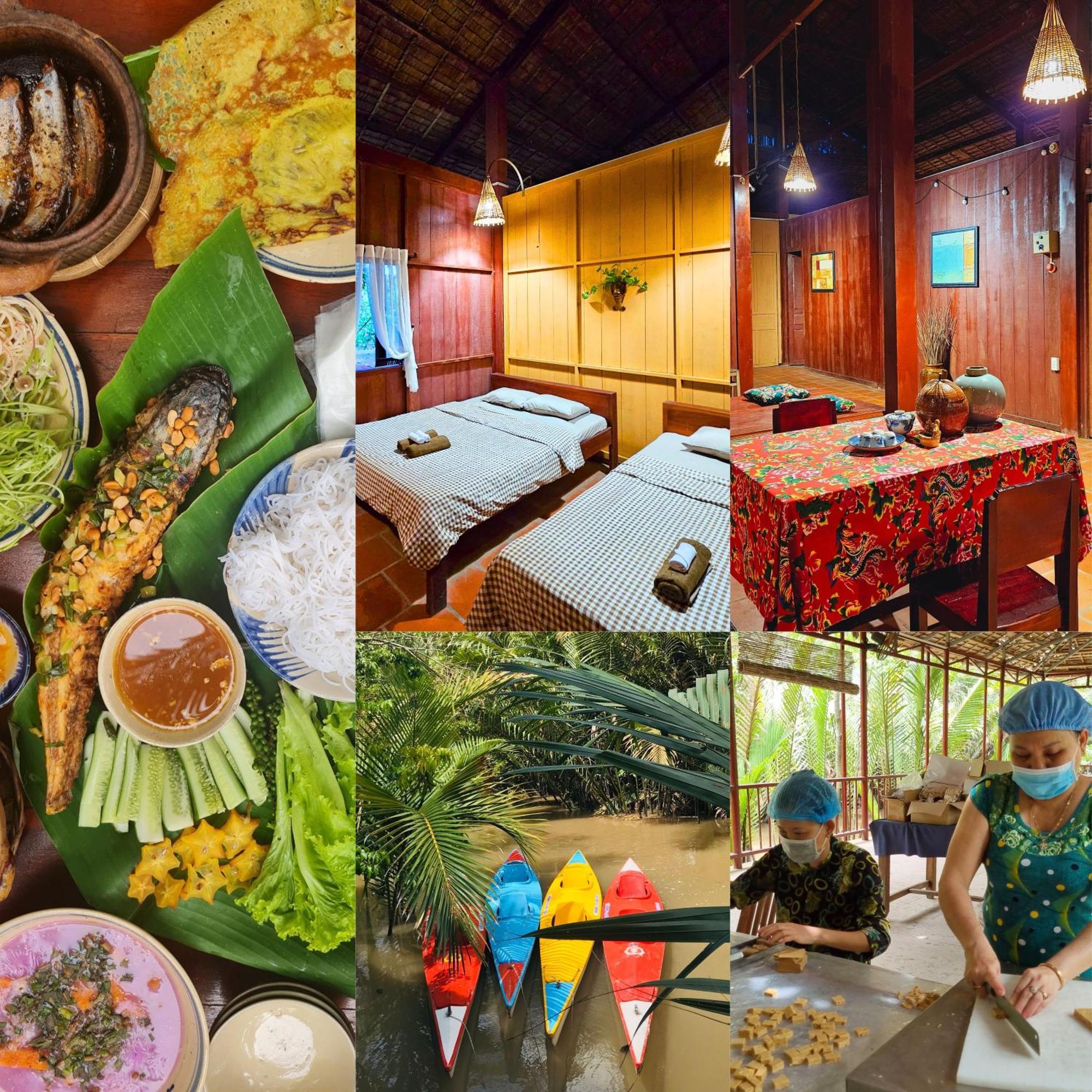 Ba Danh Homestay & Kitchen - Ben Tre Mekong Zewnętrze zdjęcie