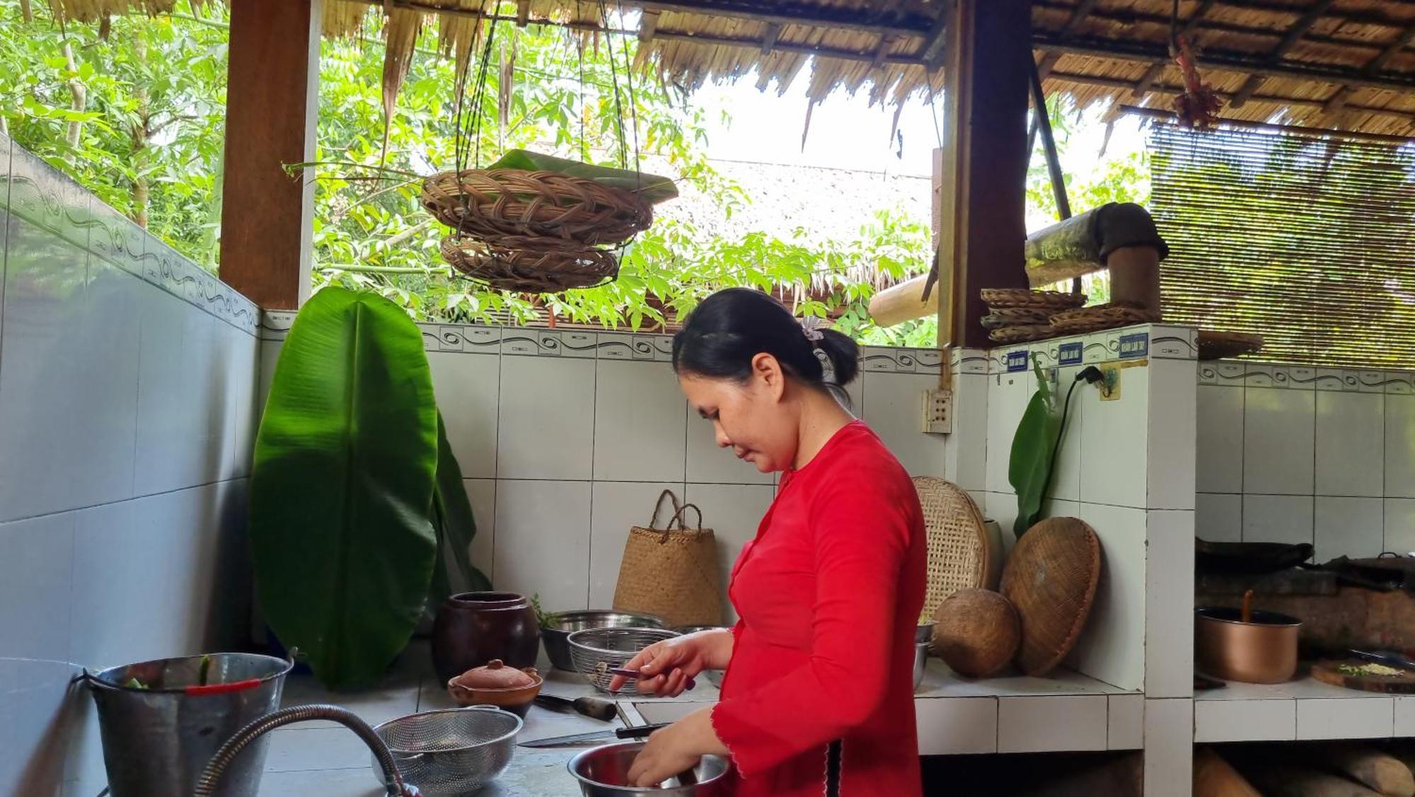 Ba Danh Homestay & Kitchen - Ben Tre Mekong Zewnętrze zdjęcie